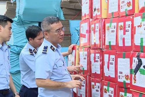 Tạm giữ hơn 7.000 sản phẩm có dấu hiệu vi phạm pháp luật của công ty ở Phú Thọ