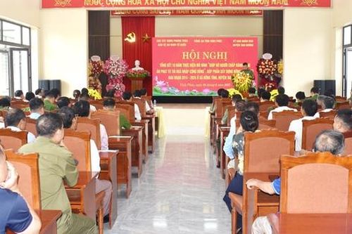 Tam Dương tổng kết mô hình giúp đỡ người chấp hành xong án phạt tù tái hòa nhập cộng đồng
