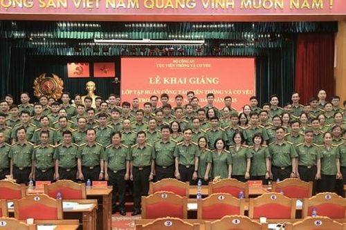 Tập huấn công tác Viễn thông và Cơ yếu cho công an các địa phương