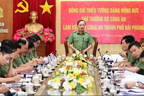 Bảo đảm cơ sở vật chất của Công an Hải Phòng và Hải Dương sau hợp nhất