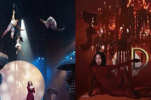 Tóc Tiên tổ chức fancon ở rạp xiếc, fan vỡ òa bởi khoảnh khắc đu dây và hát dưới mưa