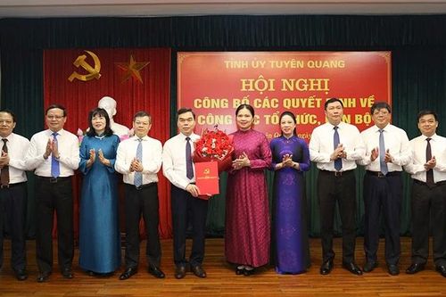 Đồng chí Ma Thế Hồng giữ chức Phó Bí thư Tỉnh ủy Tuyên Quang