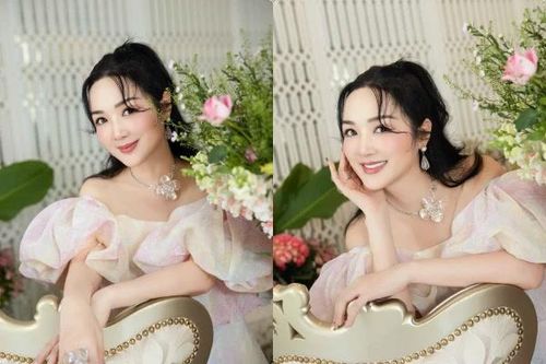 Hoa hậu Giáng My khoe nhan sắc không tuổi ở biệt thự 1000 m2