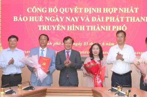 Hợp nhất Báo Huế ngày nay và Đài Phát thanh & Truyền hình
