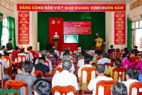 BĐBP Sóc Trăng tuyên truyền, phổ biến pháp luật cho cán bộ, nhân dân khu vực biên giới biển