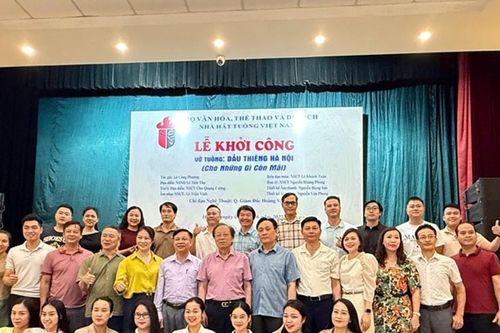 Nhà hát Tuồng Việt Nam dựng vở tuồng hiện đại 'Dấu thiêng Hà Nội'