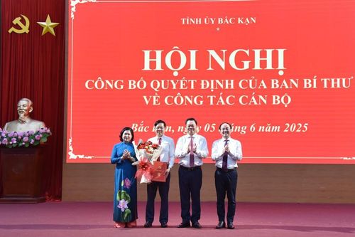 Ông Đinh Quang Tuyên giữ chức Phó Bí thư Tỉnh ủy Bắc Kạn