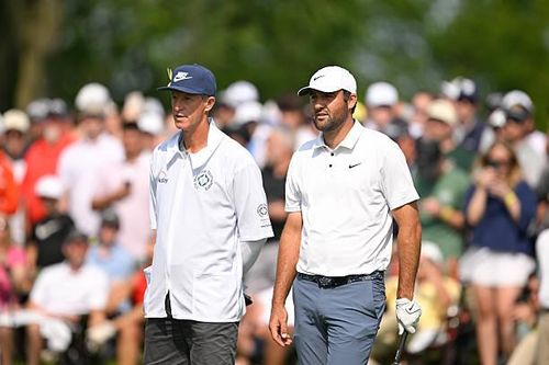 Caddie của Scottie Scheffler 'hái ra tiền' trong tháng 5 kỳ diệu