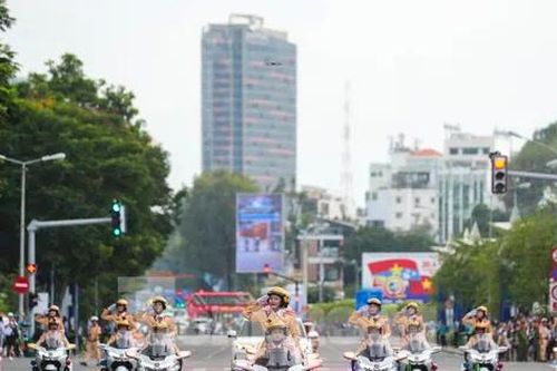 Mãn nhãn hình ảnh tổng duyệt chương trình Vinh quang Công an Nhân dân Việt Nam