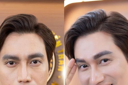 NSƯT Việt Anh và nhiều nghệ sĩ quảng cáo làm chân mày dán mác phong thủy