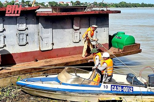 Tổng kiểm soát phương tiện bơm, hút và vận chuyển cát, sỏi trên đường thủy