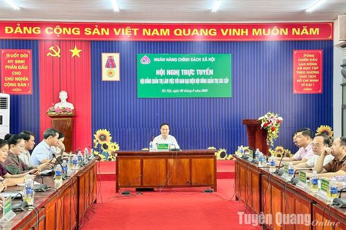 Hội đồng quản trị Ngân hàng CSXH làm việc với Ban đại diện HĐQT các cấp