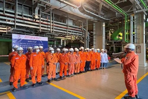 Nhiệt điện Thái Bình: Diễn tập phòng chống thiên tai và tìm kiếm cứu nạn năm 2025