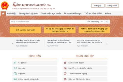 Triển khai Cổng dịch vụ công quốc gia trở thành điểm 'một cửa số' tập trung, duy nhất