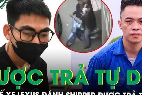 Đền bù 300 triệu, tài xế xe Lexus hành hung nam shipper ở Hà Nội được trả tự do ngay tại tòa