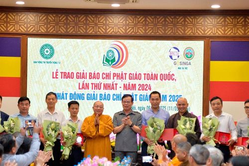 36 tác phẩm đoạt giải báo chí Phật giáo năm 2024