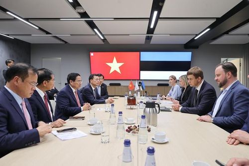 Thủ tướng làm việc với Công ty 'kiến trúc sư chính' của chính phủ điện tử Estonia
