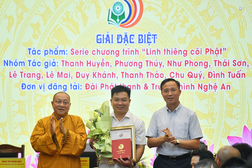 Tổng kết, trao giải Giải Báo chí toàn quốc về Phật giáo lần thứ nhất