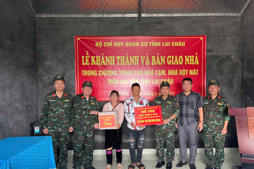 Lai Châu: Khánh thành và bàn giao nhà mới trong chương trình xóa nhà tạm, nhà dột nát