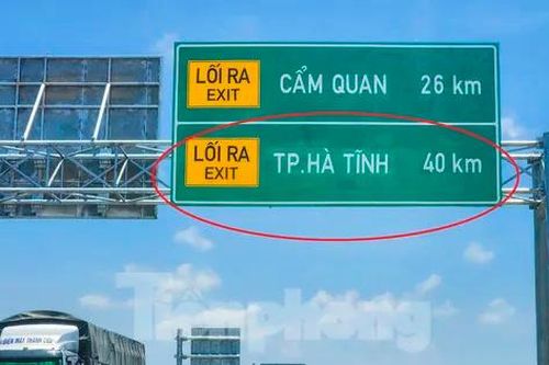 Biển báo địa danh 'lạ' trên cao tốc Hà Tĩnh được trả lại tên