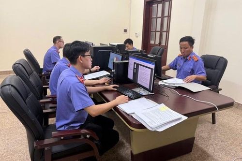 VKSND huyện Tiên Yên triển khai nhập liệu Modun 1 nền tảng quản lý án hình sự