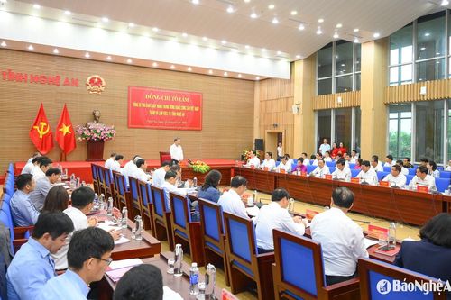 Nghệ An: Triển khai thực hiện chuyên đề công tác trọng tâm theo chỉ đạo của Bộ Chính trị, Ban Bí thư