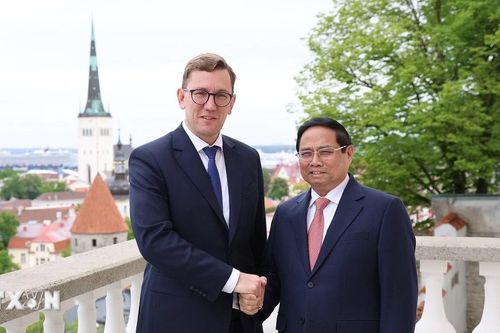 Thủ tướng Phạm Minh Chính hội đàm với Thủ tướng Cộng hòa Estonia Kristen Michal