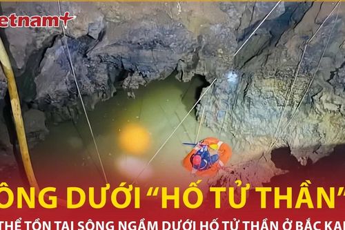 Có thể tồn tại sông ngầm dưới 'hố tử thần' ở Bắc Kạn
