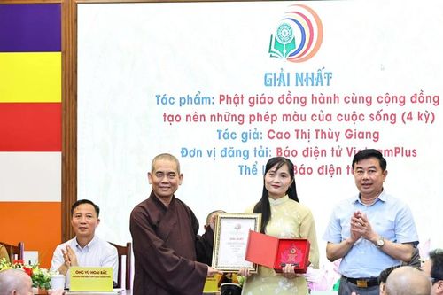 Chùm bài về hiến mô tạng của VietnamPlus đoạt giải Nhất Giải Báo chí Phật giáo 2024