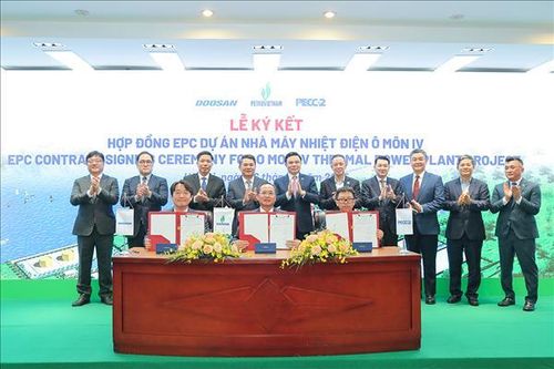Ký hợp đồng EPC Dự án nhiệt điện Ô Môn IV