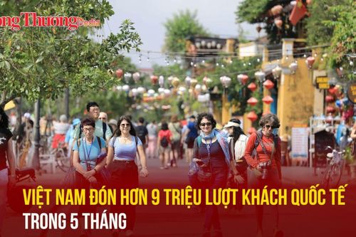 Việt Nam đón hơn 9 triệu lượt khách quốc tế trong 5 tháng