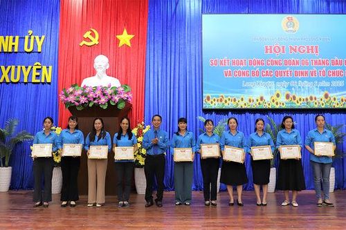 Liên đoàn Lao động TP. Long Xuyên sơ kết hoạt động 6 tháng đầu năm 2025