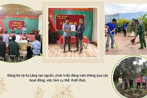 Gỡ khó công tác phát triển Đảng ở xã vùng biên