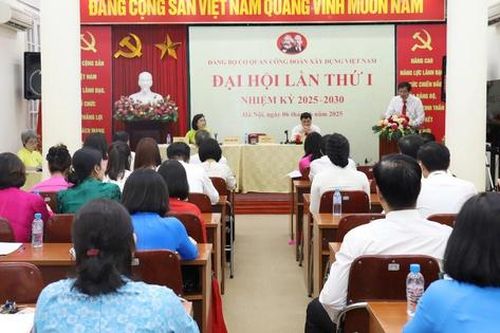 Đại hội Đảng bộ Cơ quan Công đoàn Xây dựng Việt Nam