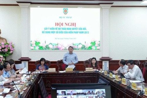 99,75% ý kiến tán thành với nội dung dự thảo Nghị quyết sửa đổi, bổ sung một số điều của Hiến pháp năm 2013