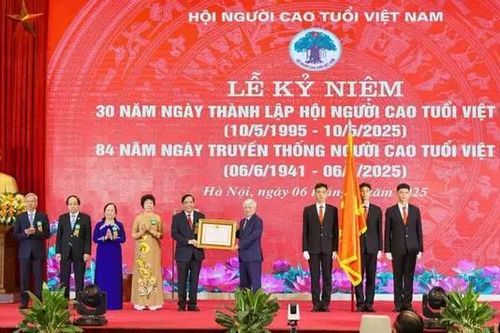 Hội Người cao tuổi Việt Nam nhận Huân chương Lao động hạng nhất