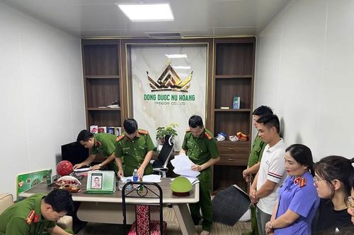 Khởi tố Giám đốc công ty Đông Dược Nữ Hoàng vì sản xuất mỹ phẩm không phép