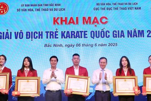 Khai mạc Giải vô địch trẻ Karate quốc gia năm 2025