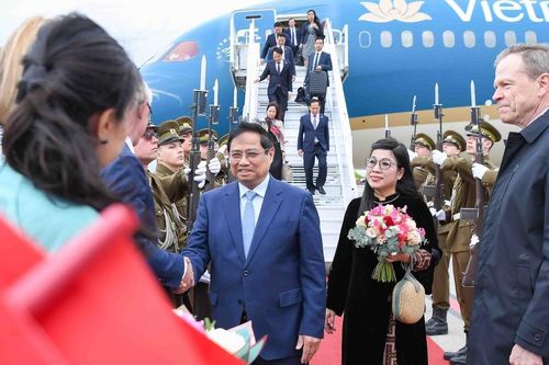 Những hình ảnh của Thủ tướng Phạm Minh Chính và Phu nhân tại Estonia