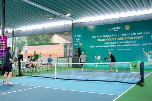 Khởi tranh giải Pickleball Báo chí Nghệ An lần thứ nhất năm 2025