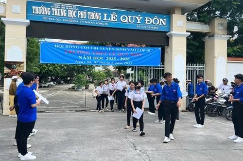 Đề thi và đáp án vào lớp 10 năm 2025 môn Toán tại Long An