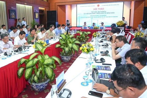 Hoàn thiện thể chế để mở đường cho mô hình kinh tế biển xanh, hiện đại và bền vững