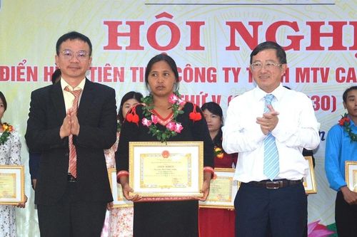 Công ty Cao su Chư Păh tuyên dương 60 cá nhân điển hình tiên tiến