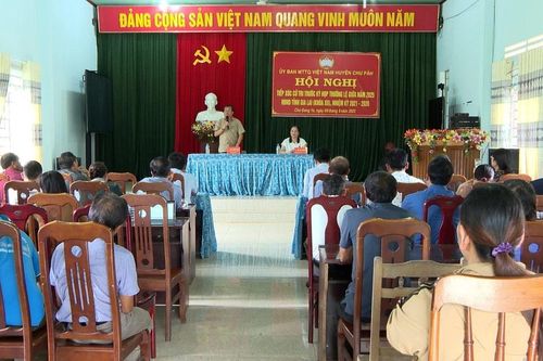 Cử tri huyện Chư Păh kiến nghị các vấn đề liên quan đến công tác sáp nhập đơn vị hành chính