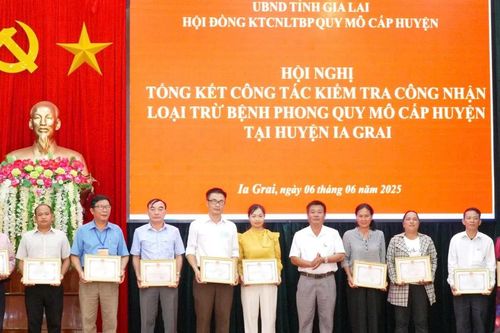 Ia Grai về đích loại trừ bệnh phong quy mô cấp huyện