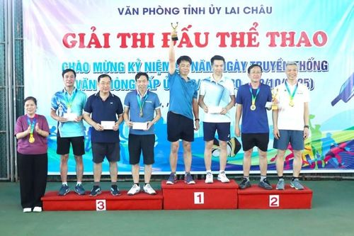 135 vận động viên tham dự giải thi đấu thể thao Văn phòng Tỉnh ủy