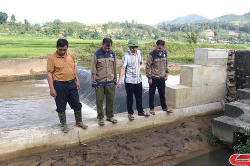 Sốp Cộp bảo vệ các công trình thủy lợi trước mùa mưa bão