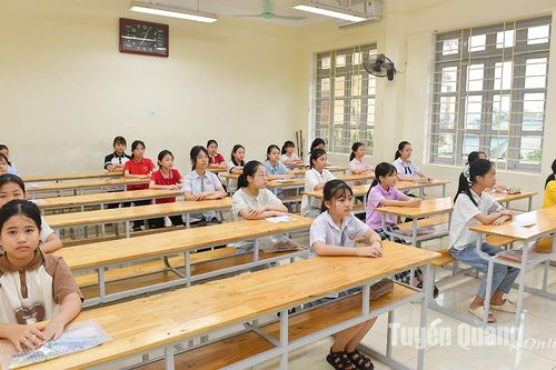 Hơn 600 học sinh làm bài kiểm tra năng lực vào lớp 6 Trường THCS Lê Quý Đôn