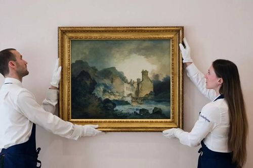 Tranh sơn dầu đầu tiên của danh họa Turner được tìm thấy sau 150 năm