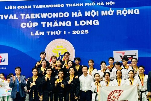 Hơn 1.000 võ sĩ hội tụ tại Festival Taekwondo Hà Nội mở rộng - Cúp Thăng Long 2025